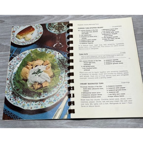 Tempting Tuna Cookbook Chicken of the Sea Recipes 1976 Vintage - Picture 3 of 9